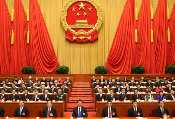 兩會授權發布：十二屆全國人大三次會議在京閉幕